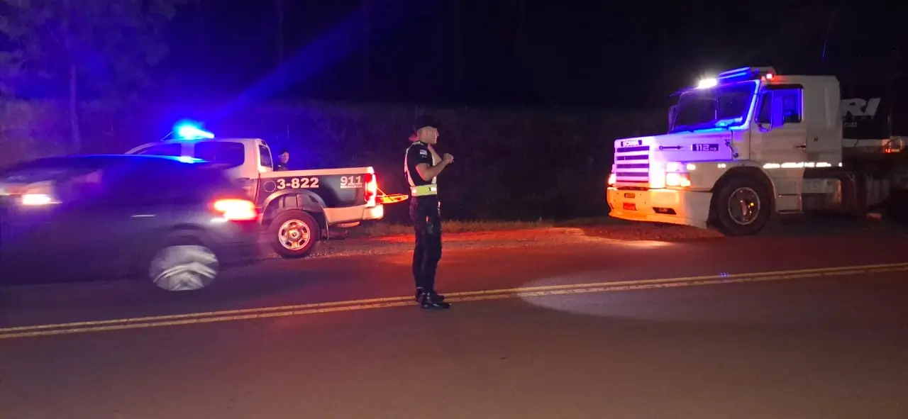 Camionero brasileño detenido en Misiones por conducir ebrio