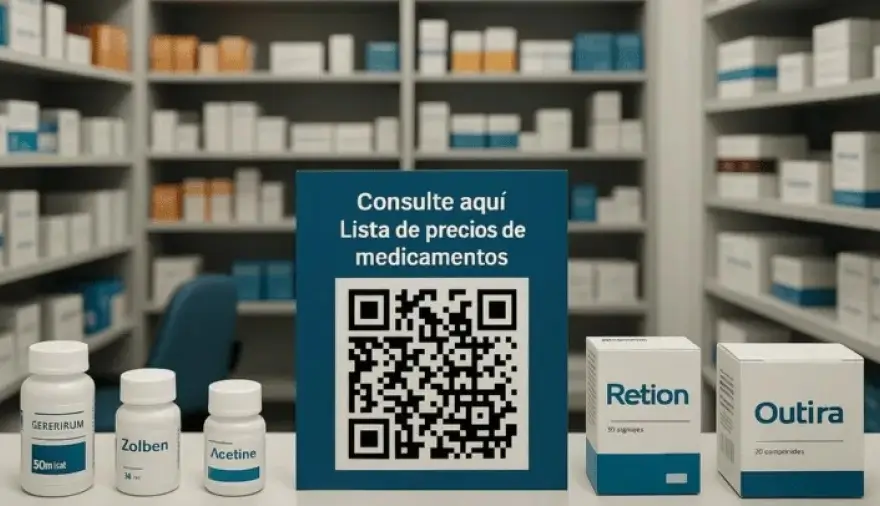 Según fuentes oficiales, el cartel que contendrá el código deberá incluir la leyenda “Consulte aquí la lista de precios de medicamentos”