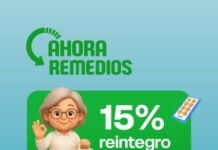 Ahora Remedios mantiene reintegros en la compra de medicamentos para jubilados