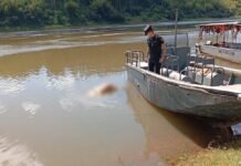 Hallaron un cadáver en el Río Paraná y realizan compulsas sobre recientes desaparecidos con Brasil y Paraguay