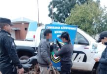 San Vicente: Motociclista alcoholizado bien temprano