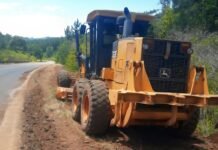 Vialidad de Misiones optimiza las banquinas de la Ruta Provincial Nº 2