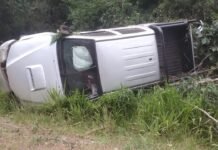 San Antonio: Fuerte choque entre dos camionetas en la Ruta Nacional 101