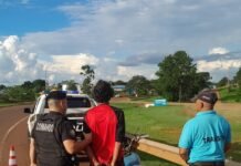 San Vicente: demoraron a un motociclista alcoholizado