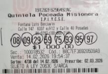 El ganador de la Poceada utilizará el premio para pagar deudas y compartir el dinero con su familia