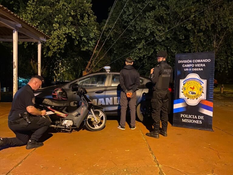 Campo Grande: Terminó detenido por circular haciendo maniobras y contraexplociones